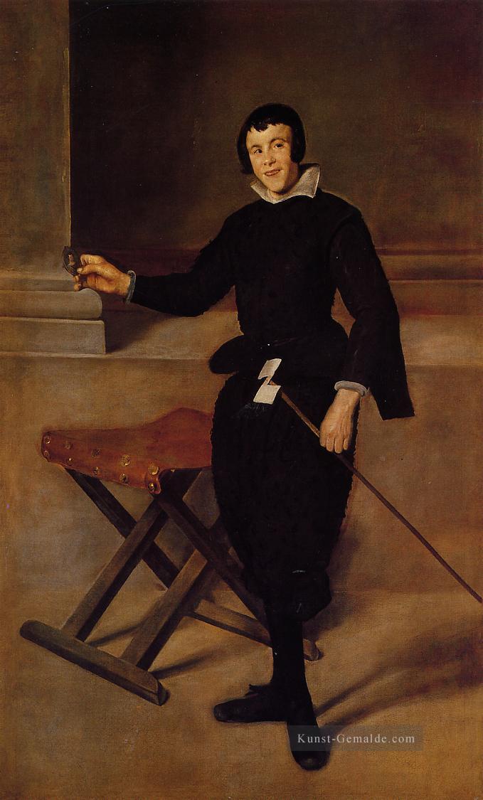 Die Buffoon Calabazas Porträt Diego Velázquez Ölgemälde